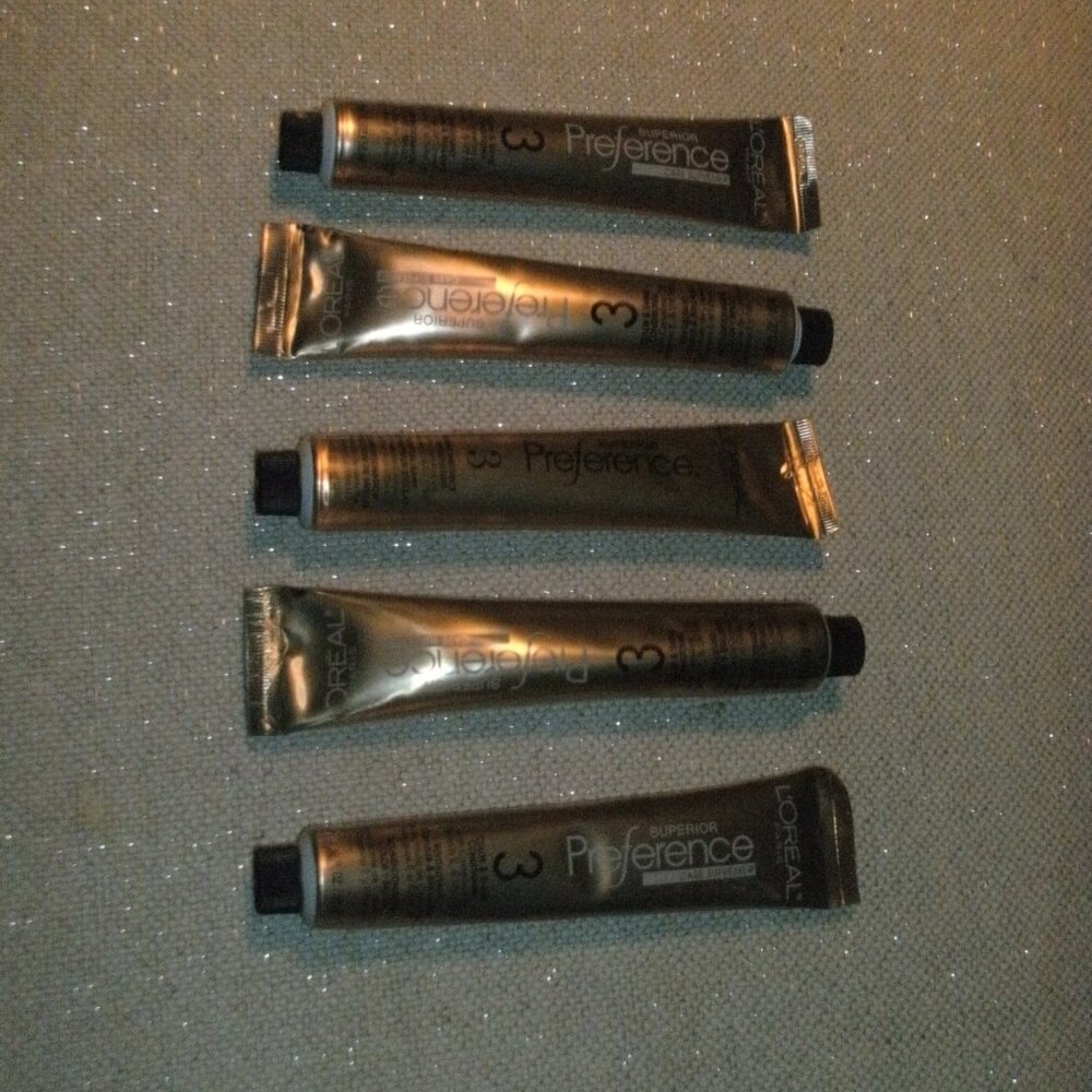 Lot ~ 5 Loreal Superior Preference Color & Shine #3 Conditioner each Tube 1.86oz